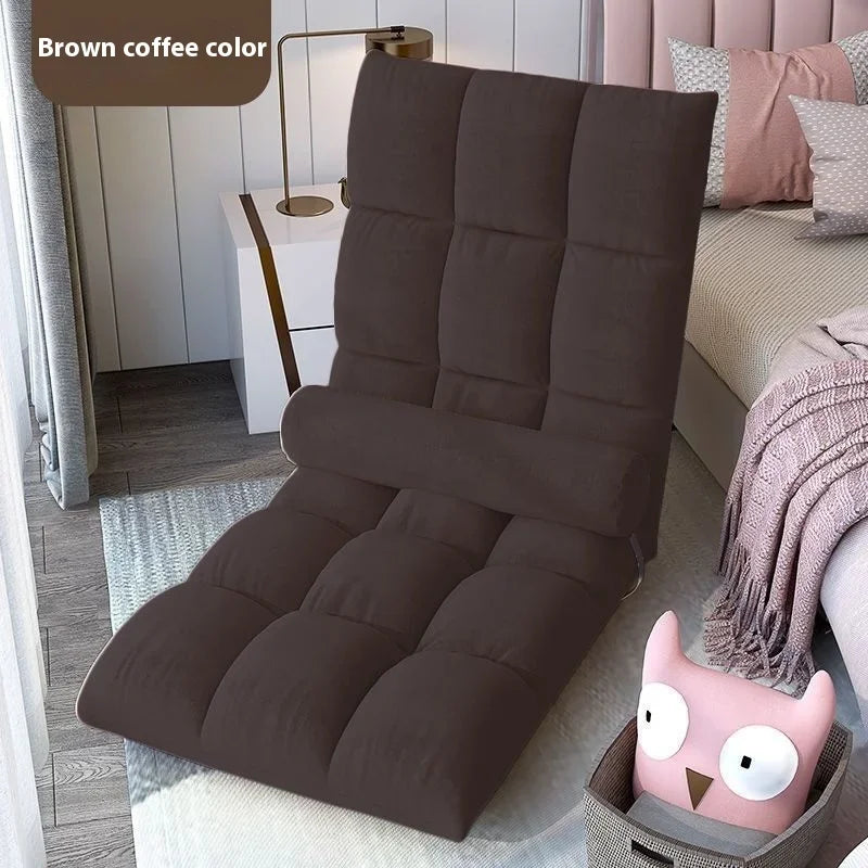 Folding Backrest Chair, Lazy Sofa, Bedroom, Dormitory, Single Seat Cushion, Bed Backrest, Bay Window, Balcony Tatami