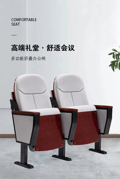 HT Classroom Academic Hall with Writing Board Row Chairs Multifunctional Concert Hall Lecture Hall Seats