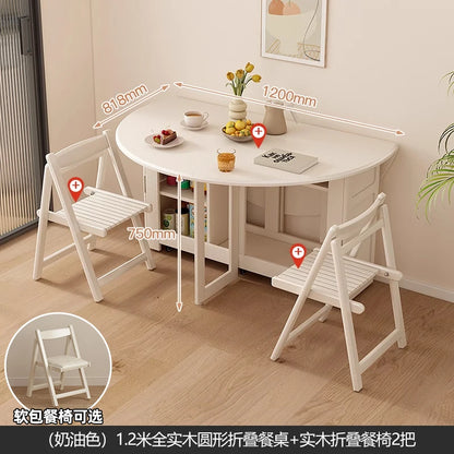 Waterproof Chair Dining Table Breakfast Modern Chair Side Dining Table Space Savers Round Set Sala Da Pranzo Home Furnitures