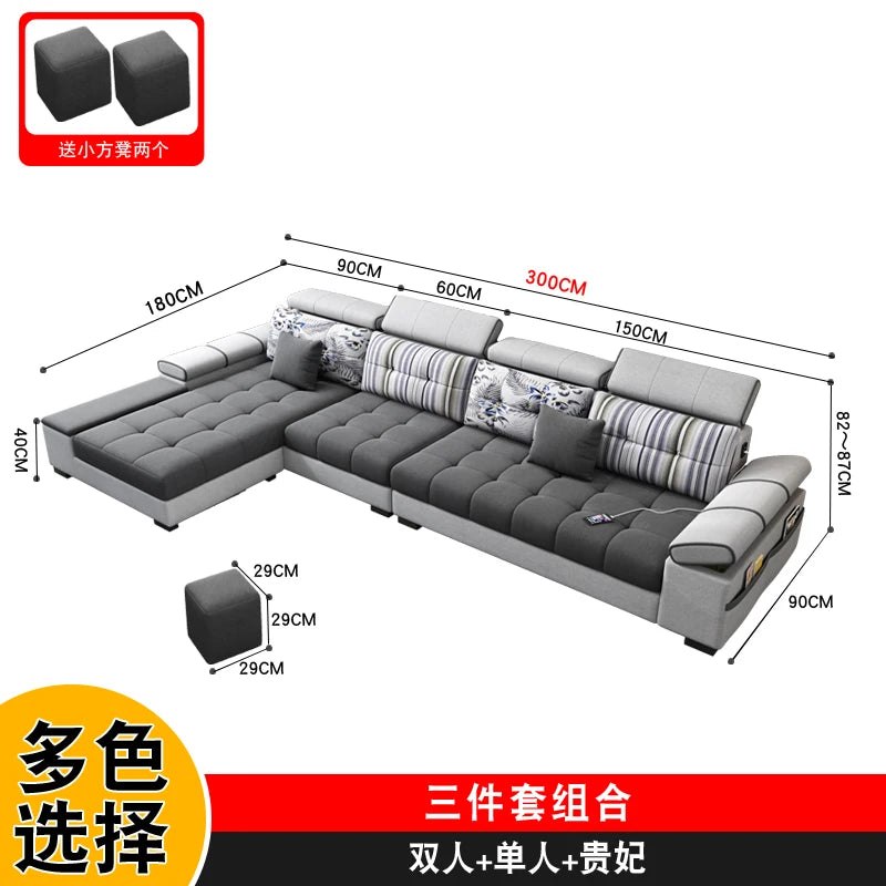Classic Storage Sofa Adults Comfortable Corner Modern Sofa Living Room Designer Floor Muebles Para Habitacion Home Accessories