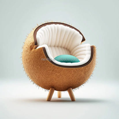 Modern Creative Design Coconut Sofa Single Arm Living Room Bedroom Sofa