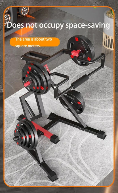 Huck squatting machine Horizontal push frame Weightlifting Strength Multi-function Trainer Fitness Equipment  Gym Home Exercise