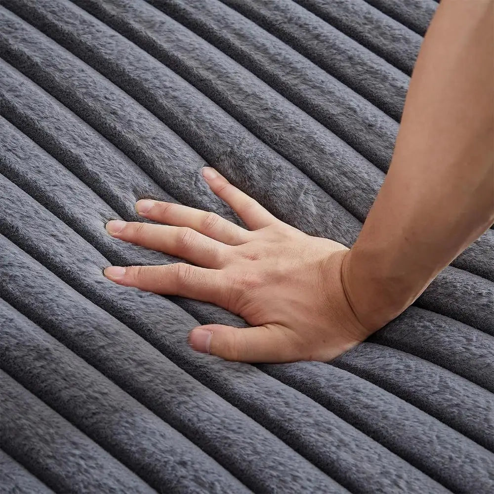 Oversized Chaise Longue Chair Indoor, Modern 48.5-inch Upholstered Corduroy Deep Seat Single Cloud Lounge Floor Sofa Couch