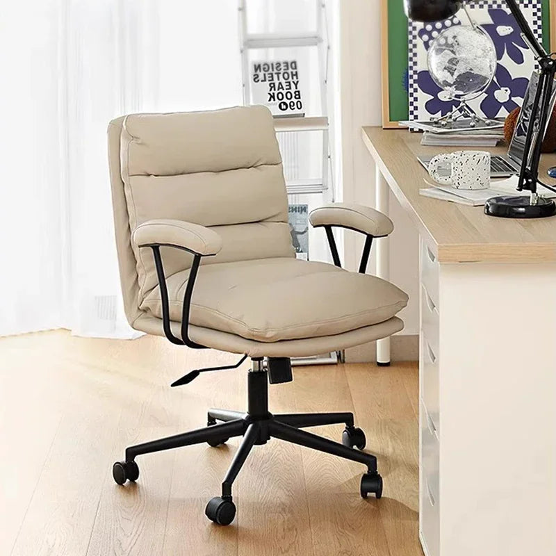 Comfort Sedentary Office Chair Meeting Luxurious Simplicity Bedroom Office Chair Lounge Vanity Home Furniture Escritorio FYOC