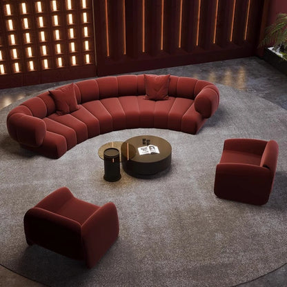 Minimalist Red Living Room Sofas Oversized Classic Modern Curved Living Room Sofas Nordic Soft Couch Wohnzimmer Furniture Home