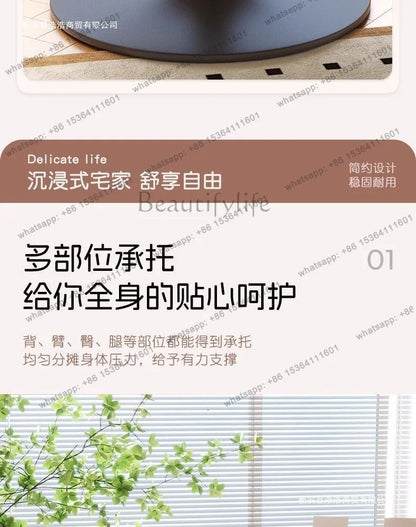 Lazy Sofa Rotating Eggshell Chair Rocking Chair Recliner Balcony Household Sleepable Leisure Single Sofa Nest Chair Schlafsofa