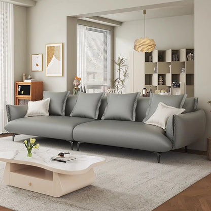 Luxury Charging  Sofas Bed U Shaped Sectional Furniture 7 Seat Modern European Fabric Living Room Sofas Set