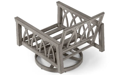 360 swivel chair for living room, family bar, swimming pool and dining room, aluminum garden sofa with cloth cushion