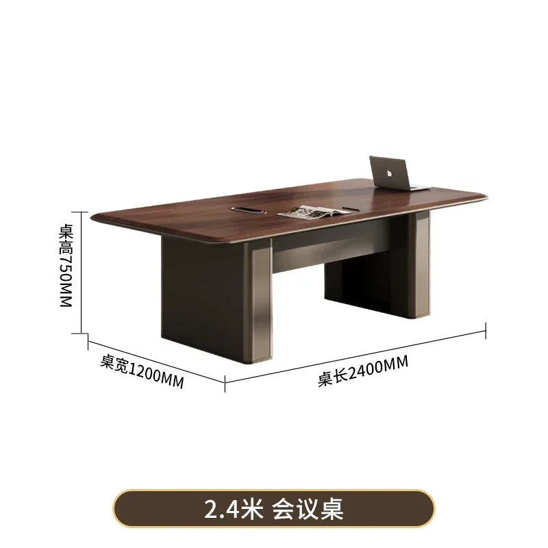 Filing Cabinet Luxury Large Computer Tables Modern Minimalist Executive Manager President Table Office Combination Furniture