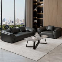 Sofa simple business reception office meeting area leisure rest area three-person coffee table combination