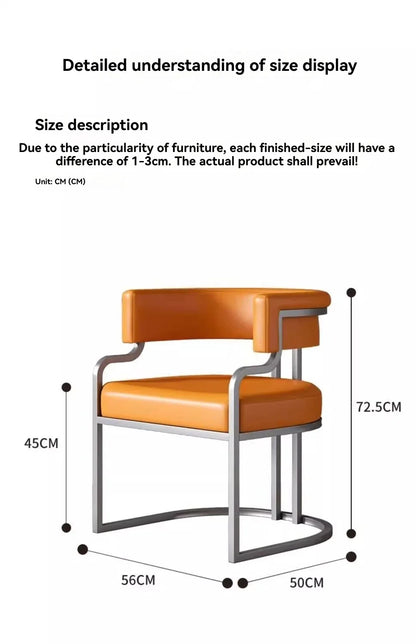 Luxurious modern simple leisure chairs dining chairs home negotiation chairs fashion makeup chairs tea table chairs
