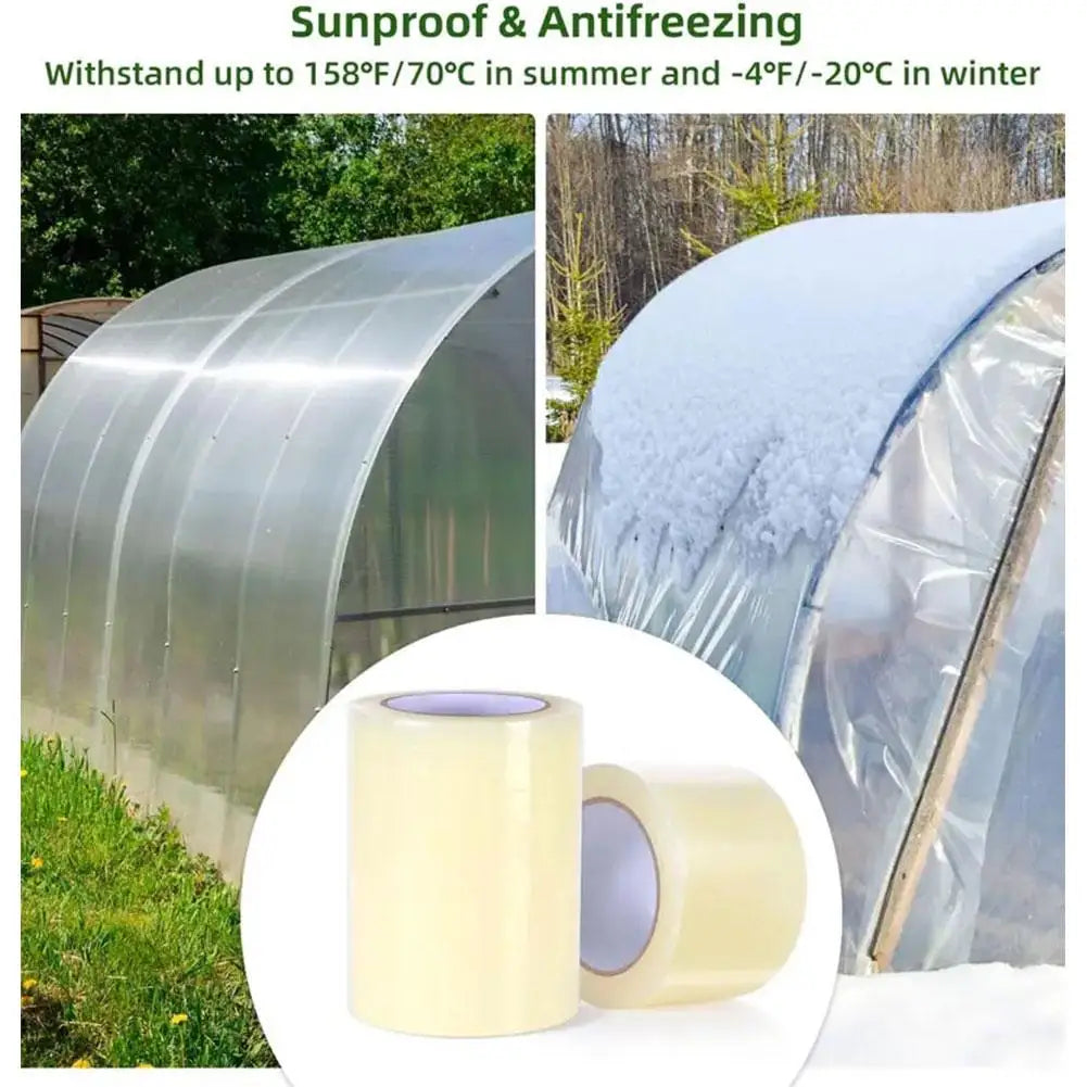 High Viscosity Greenhouse Film Repair Tape New Waterproof Rainproof Tarpaulin Repair Tape High Cold Resistance Awning Shed Tape