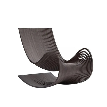 Rocking chair single solid wood recliner balcony leisure home living room bedroom lazy sofa chair