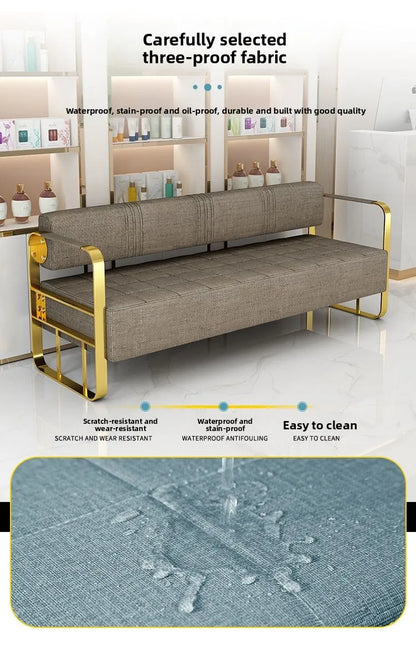 Cullinan Series Office Lobby Reception SofaHigh Resilience SpongeMetal FrameModern Ergonomic Design Multiple Colors