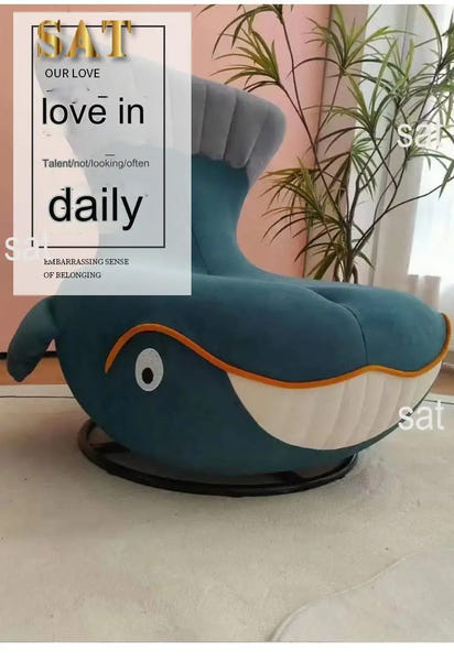 New Creative rotating single person Modern Cartoon Animal Design Living Room Lazy Sofa Chair A