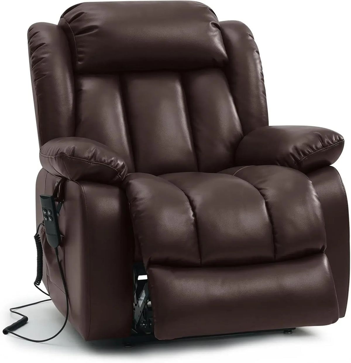 Dual Motor Power Lift Recliner Chair for Elderly, Infinite Position Lay Flat Lift Chair with Massage and Heat, USB Ports