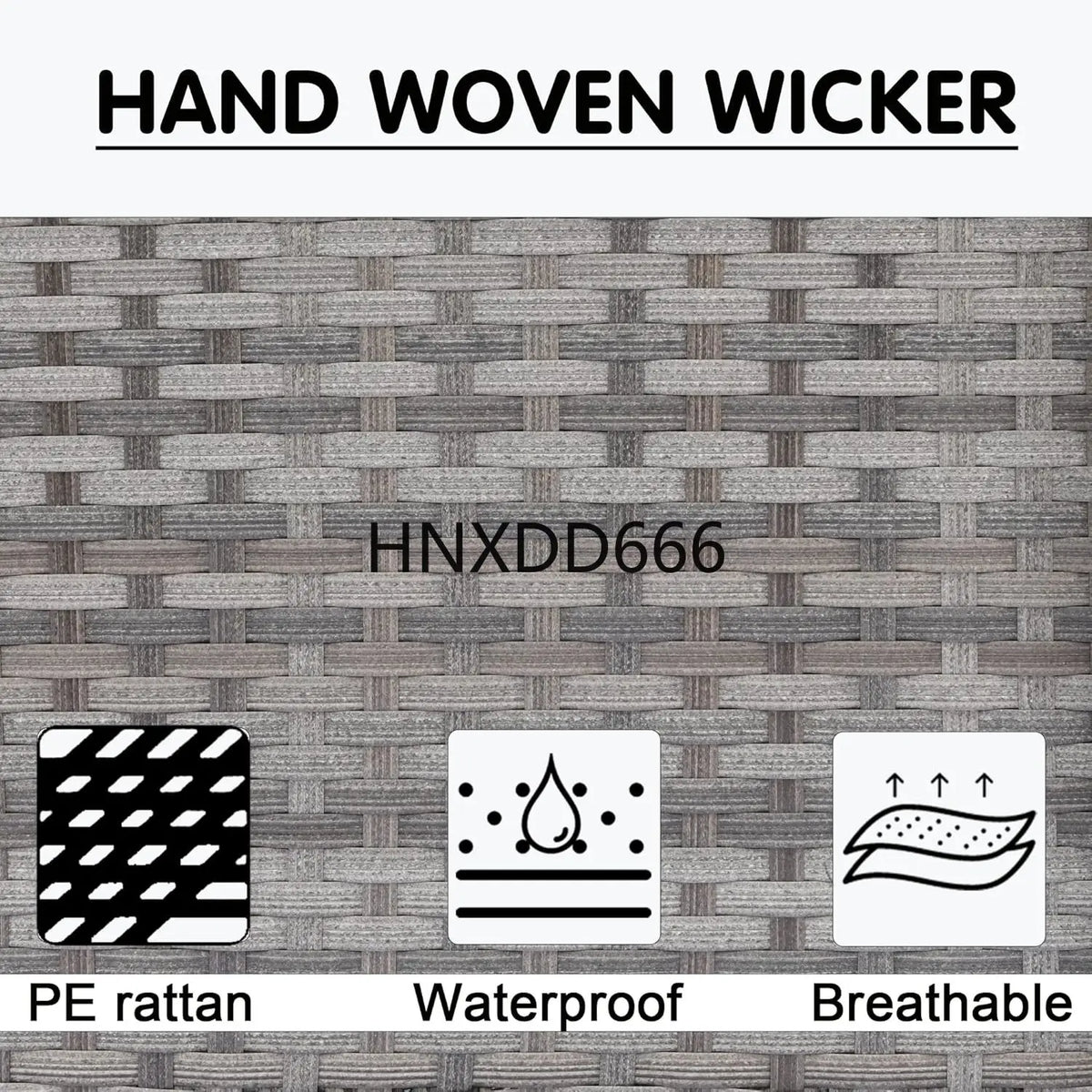 Patio Furniture Sets Outdoor Sectional Sofa with Swivel Rocking Chairs,PE Wicker Conversation Couchfor Backyard Deck Garden