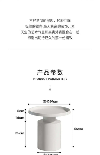 Set Round Table Nordic Center Modern Folding Metal Coffee Tables Storage Mesas Furniture GPF40XP