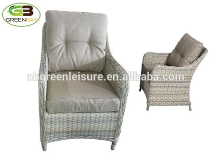 Luxury Outdoor Garden Sofa Set Modern Design Rattan Backrest Patio Furniture for Hotels&Villa Hall&Apartment Enhanced Comfort