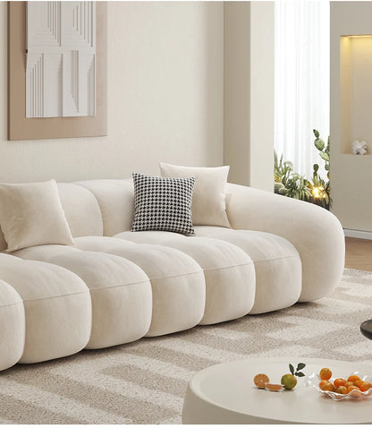 Designer Luxury Living Room Sofas House Nordic Family Elegant Relaxing Sofa Economic Apartment Minimalist Divano Hotel Furniture