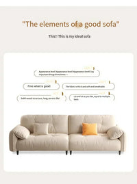 Large  Apartment Sofa Wood Lounge  Puffs Recliner Longer Sofa Modern Designer Luxury Nordic Muebles Para El Hogar Home Furniture