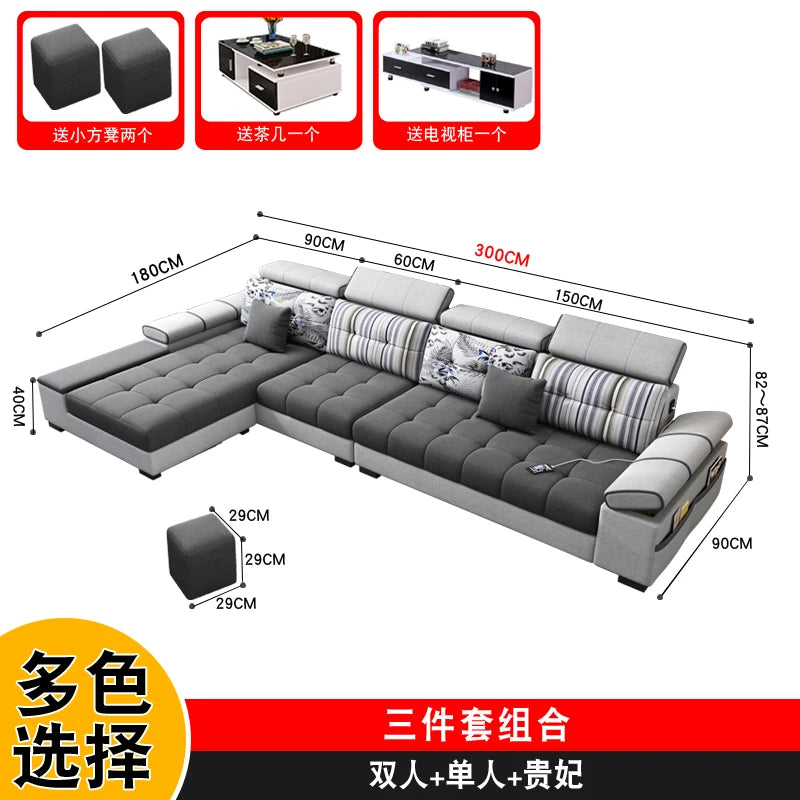 Classic Storage Sofa Adults Comfortable Corner Modern Sofa Living Room Designer Floor Muebles Para Habitacion Home Accessories