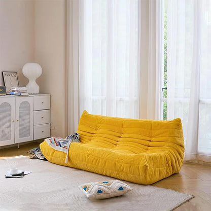 Custom caterpillar lazy sofa reclining sleeping bedroom balcony tatami Internet celebrity single sofa sofa