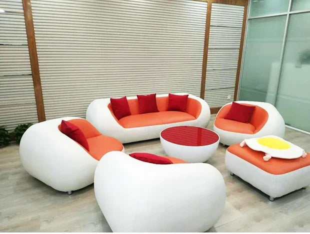 Nordic Accent Living Room Sofas Lazy Couch Leather Luxury Gaming Sofas Designer Decor Relaxing Divano Lounge Suite Furniture