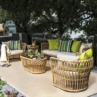 Rattan chairs, sofas, outdoor indoor modular living rooms, rattan balconies, leisure homestays, country houses, courtyards, terr