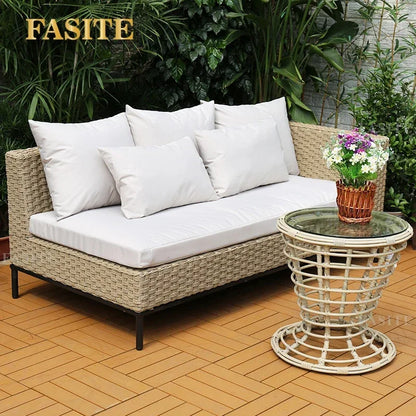 Stylish Outdoor rattan chairs, sofas, courtyards, gardens, leisure rattan art sofas, tea table combinations, sunlight rooms