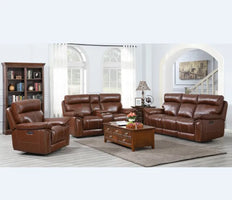 Living room furniture leather electric recliner combination sofa cover