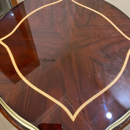 Solid wood flower stand, living room coffee table, piano paint rack, high-end furniture