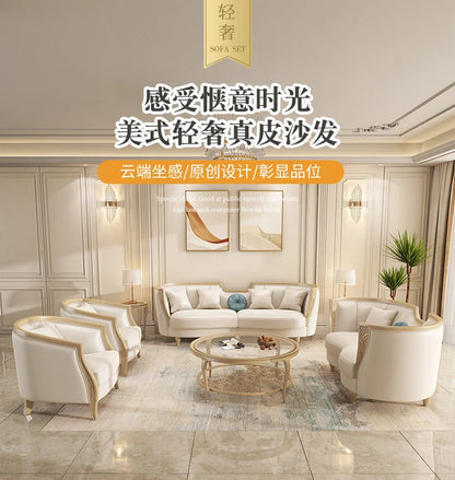 Designer American Luxury Sofa Sectional 2 Seater Modern Loveseat Sofa 3 Piece Divano Soggiorno Living Room Sectional Furniture