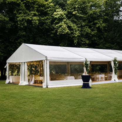 Factory Custom Aluminum Tent Waterproof Large Outdoor Event Wedding Exhibition Shelter PVC Marquee Tent Commercial Banquet Tent