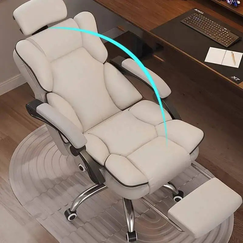 Footrest Support Living Room Computer Chair Comfortable Cushion Office Chair  Recliner Swivel Chaise De Bureaux Furniture
