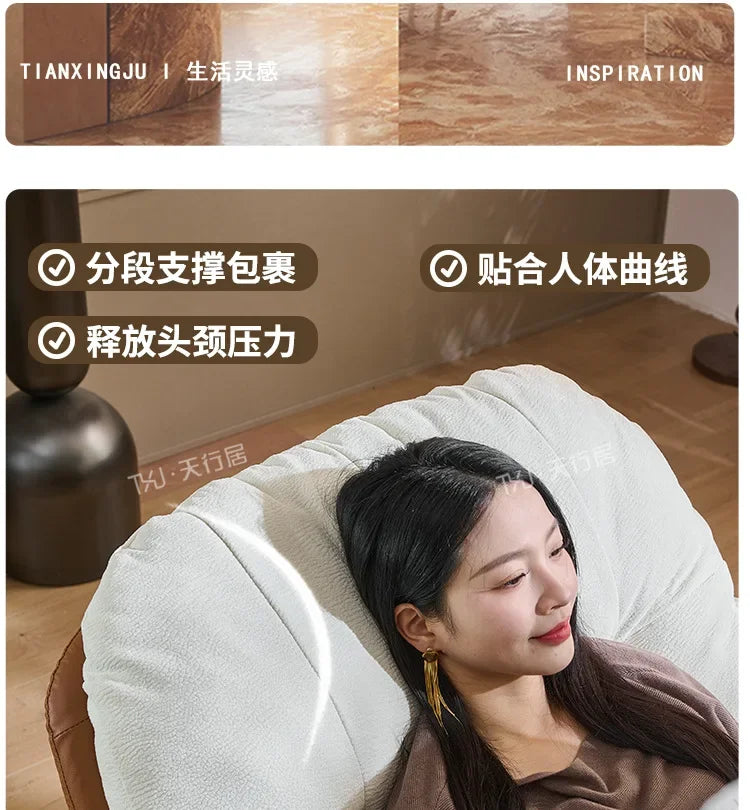 PJ    medieval rotating single sofa chair living room balcony home