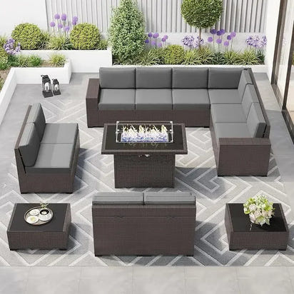 PatioLix 8 Piece Patio Furniture with 44