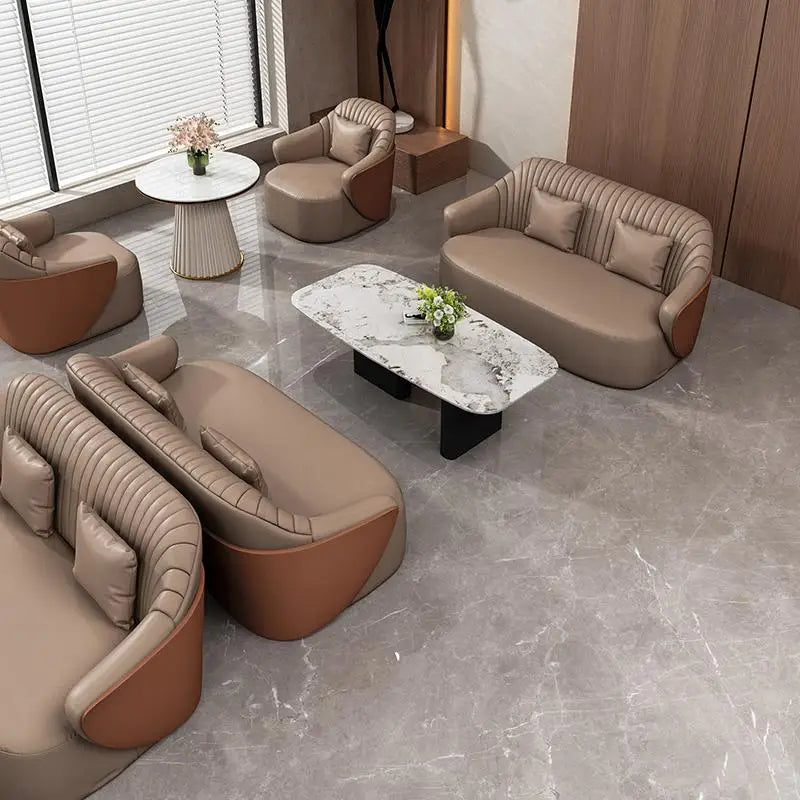 LMM negotiates business office sofa table and chair combination for business reception