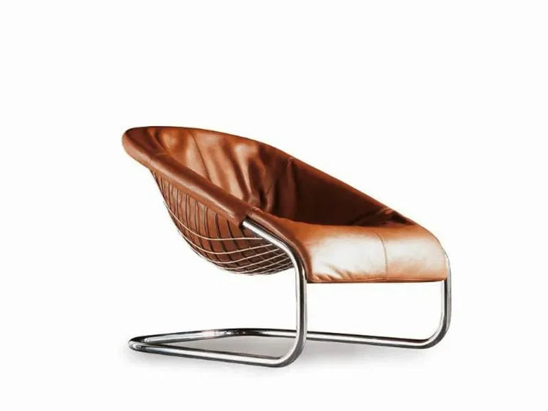 Nordic Light Luxury Villa Cafe Leisure Chair Italian Minimalist Living Room Recliner