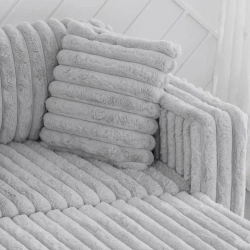 44.9-inch soft light gray single sofa with storage space, 30.7 