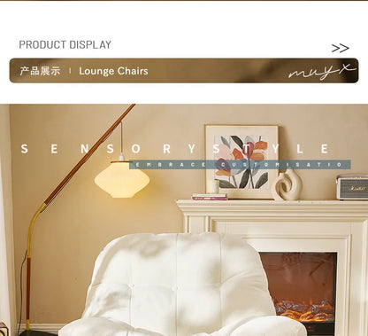 Medieval Style Rotating Nest Chair for Living Room Balcony Home Decor Luxury Fabric Lazy Leisure Single Sofa Chair