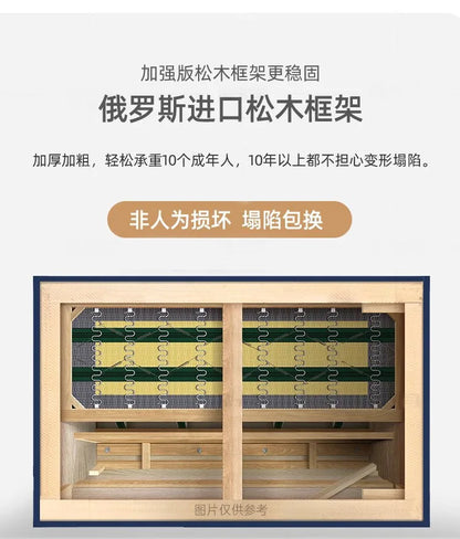 The first layer of cowhide leather sofa living room combination modern simple size apartment cream style leather sofa