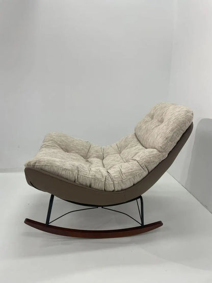 Premium light luxury lazy rocking chair sedentary without collapsing living room single sofa chair