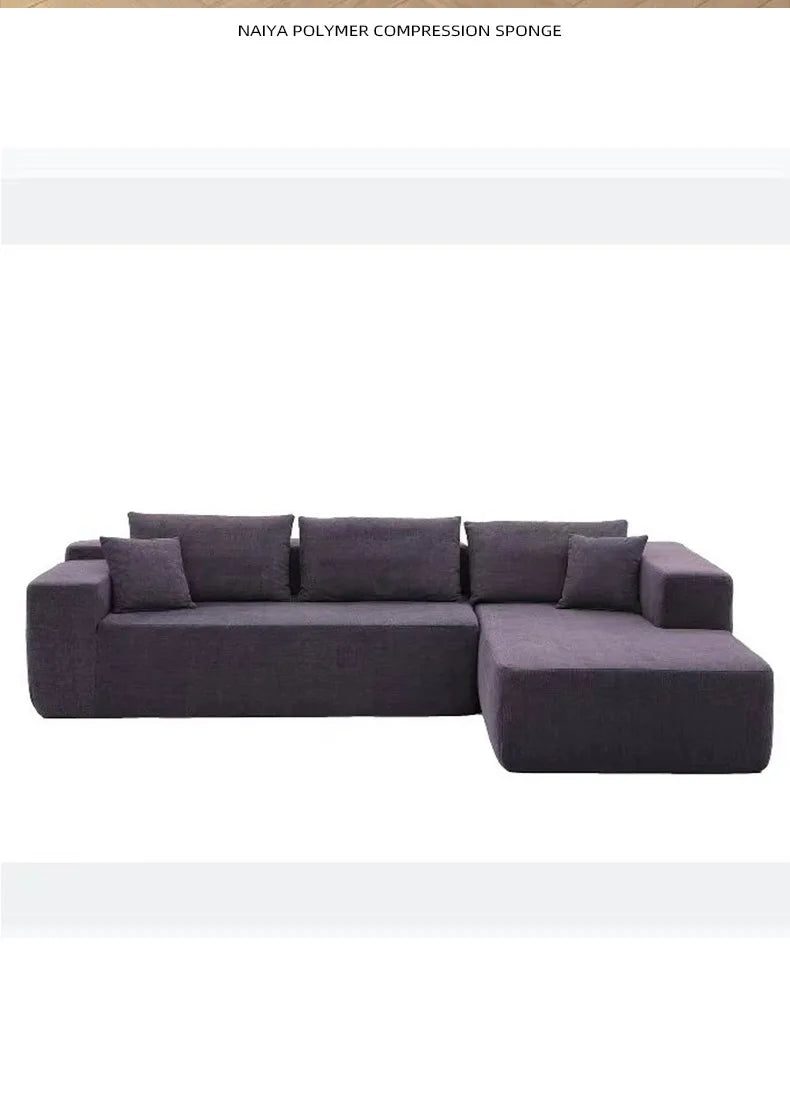 Vacuum Compression Roll Sofa Compression Sofa Full Sponge No Skeleton Small Apartment Sofa