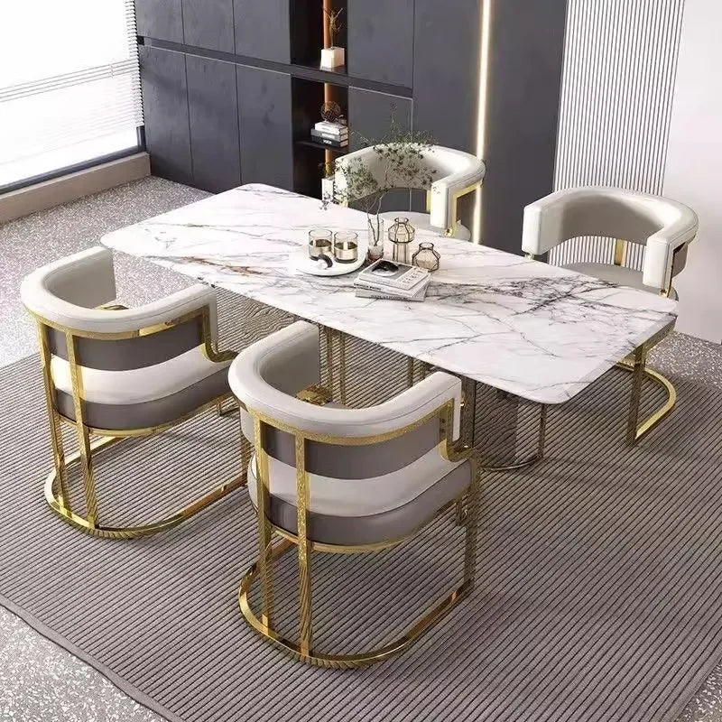 Luxurious modern simple leisure chairs dining chairs home negotiation chairs fashion makeup chairs tea table chairs