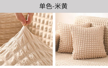 Fabric Skirt 2/3 Seater Sofa Cover 140-230cm Full Package Single Universal Elastic Sofa Slipcovers American Rustic Four Seasons