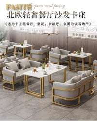 Linlamim Fabric Sofa Set Furniture Living Room Sofa Set with Desk and Stools / Big U Shape Cloth Couch Sofas for Home Furniture