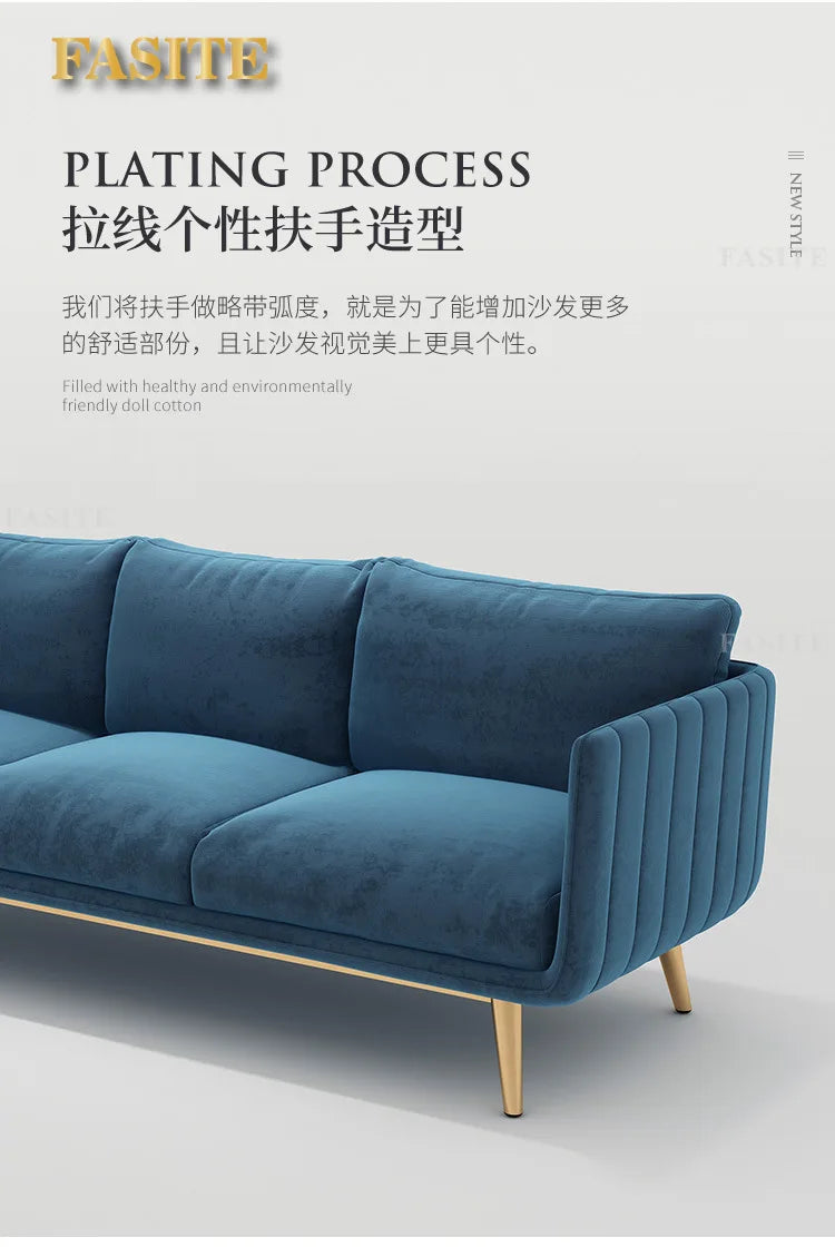 Office sofa Simple modern coffee table combination set Reception room Business meeting three-person sitting area sofa