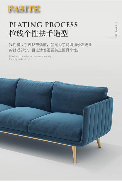 Office sofa Simple modern coffee table combination set Reception room Business meeting three-person sitting area sofa
