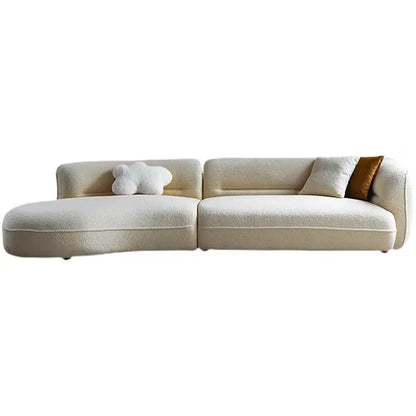 Interior Cream Style Modern Living Room Sofa Simple Designer Minimalist Relaxing Aesthetics Decor Muebles Lounge Suite Furniture